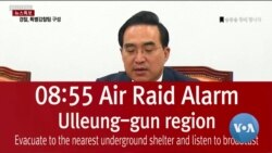 North Korean Missile Barrage Prompts Air Raid Sirens in South