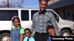 Garrin Chillis (above) and a friend from Ghana, Martin Kabutey Adjovu, give Houston children a love of music and school. (Courtesy Garrin Chillis)