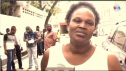 Deputy Guerda Benjamin came to lend support to her colleagues and decried the insecurity crippling the country.