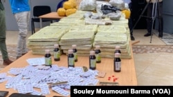 Wasu daga cikin miyagun kwayoyi da hukumomi suka kwato a hannun masu safarar miyagun kwayoyi, 6 ga watan Satumba, 2022