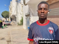 Ivorian immigrant Serge Kakou says prices are cheaper in Tunisia than at home, but it's difficult to sub-Saharan Africans.