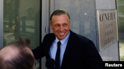 Devon Archer, a former Hunter Biden business associate, arrives for a deposition before the House Oversight and Accountability Committee at the O'Neill House Office Building in Washington, July 31, 2023.