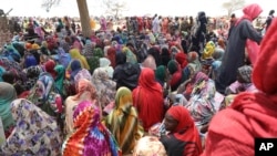 FILE - Sudanese refugees are seen at Zabout refugee camp in Goz Beida, Chad, July 1, 2023.