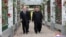 FILE - Russia's President Vladimir Putin and North Korea's leader Kim Jong Un walk in the garden of the Kumsusan Guesthouse in Pyongyang, North Korea in this image released by the Korean Central News Agency, June 20, 2024. (KCNA via Reuters)