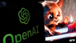 In this photo illustration, a video created by Open AI's newly released text-to-video "Sora" tool plays on a monitor in Washington on Feb. 16, 2024.
