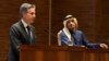 U.S. Secretary of State Antony Blinken speaks during a joint press conference with Qatar's Prime Minister and Foreign Affairs Minister Mohammed Bin Abdulrahman Al Thani, at Diwan Annex, in Doha, Qatar, Feb. 6, 2024. 