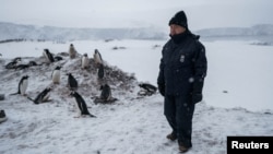 U.N. Secretary-General Antonio Guterres is pictured on Antarctica, Nov. 24, 2023. (Chilean Presidency/Reuters)