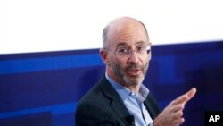 FILE - The U.S. special envoy for Iran, Robert Malley, speaks during a forum in Rome, Dec. 3, 2022.