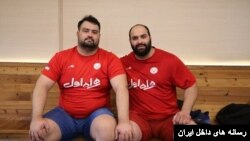 دو وزنه بردار دسته فوق سنگین، آیت شریفی و علی داوودی