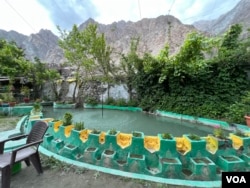 Inside a museum maintained by a resident of Turtuk, Mohammed Ali Bari, in Turtuk. (Bilal Hussain/VOA)