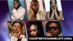 Burna Boy, Davido, Tems, Ashake, Ayra, da Olamide