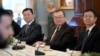 FILE - People's Republic of China CCP International Liaison Department Minister Liu Jianchao, second from right, during a meeting with Secretary of State Antony Blinken at the State Department in Washington, Jan. 12, 2024.