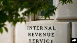 Sở Thuế Liên bang Mỹ tại Washington (ảnh chụp ngày 4/5/2021). 