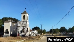 Igreja Católica destruida em Mocimboa da Praia