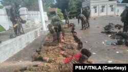 ၁၀၂၇ စစ်ဆင်ရေး အပိုင်း( ၂ ) မှ စစ်ကောင်စီ တပ်စခန်း ( ၂၄)ခု၊ စစ်သုံ့ပန်း (၁၇)ဦးနှင့် လက်နက်ခဲယမ်းများ သိမ်းဆည်းရမိကြောင်း TNLA ထုတ်ပြန်ခဲ့ (ဇွန် ၂၆၊ ၂၀၂၄)