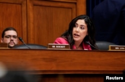 U.S. Rep. Anna Paulina Luna, a Florida Republican, speaks during a hearing on unidentified anomalous phenomena on Capitol Hill in Washington, July 26, 2023.