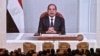Le président Abdel Fattah al-Sissi lors de l'ouverture du "dialogue national"