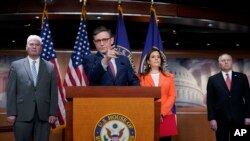 Лідери Республіканської партії у Палаті представників США. Фото: AP/J. Scott Applewhite