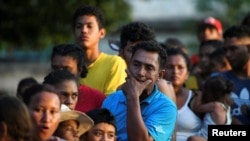 Фото: мігранти на кордоні США з Мексикою