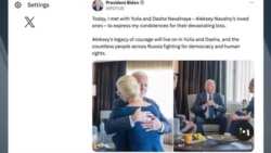 Biden Meets With Navalny's Widow in California