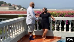 Prashant Kalra and his wife are among a small but growing number of people who have left Delhi due to the city's deadly air pollution. (Anjana Pasricha/VOA)