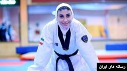 ناهید کیانی تکواندوکار ۲۴ ساله ایرانی