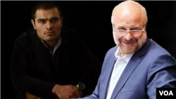 محمدباقر قالیباف، رئیس مجلس شورای اسلامی و پسرش اسحاق قالیباف