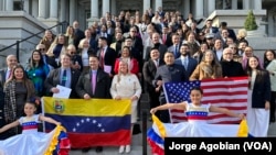 Líderes comunitarios, artistas, empresarios y atletas se dieron cita en la Casa Blanca el 30 de noviembre de 2023 para celebrar el "Día de Venezuela" en honor a a las contribuciones de esta comunidad en EEUU.