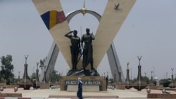 Des sculptures à N'Djamena, la capitale tchadienne.