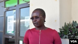 Plaxedes Madzikatire of the Chinhoyi district in Zimbabwe is one of the millions struggling to cope with the drought in southern Africa. (Columbus Mavhunga/VOA)