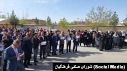 اعتراض معلمان در شهرستان فیروزه، استان خراسان رضوی