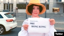 Journalist Su Yutong says the latest wave of harassment aimed at her has taken a toll, leading her to move to an undisclosed residence after authorities urged her to take measures to protect her safety. (Photo source - Twitter)