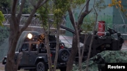 资料照片：台湾军队在台东举行军演。（2024年1月31日）