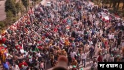 ভারতে কৃষকদের দিল্লি চলো অভিযান শুরু। ১৩ ফেব্রুয়ারি, ২০২৪।