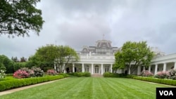 وائٹ ہاؤس کے روز گارڈن کا ایک نظارہ۔ فائل فوٹو