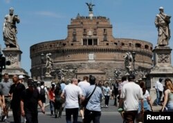 Castel Sant'Angelo di Roma, Italia 31 Mei 2023. (REUTERS/Remo Casilli)