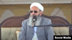 مولوی عبدالحمید، امام جمعه اهل سنت زاهدان. (آرشیو)