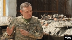 Yurii Ihnat, spokesperson of the Air Forces Command of the Armed Forces of Ukraine, is seen in this screen grab from an interview in Vinnytsiy, Ukraine, May 23, 2023.