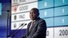 South African President and President of the African National Congress (ANC) Cyril Ramaphosa delivers his remarks in the Independent Electoral Commission (IEC) National Results Center at the Gallagher Convention Centre in Midrand, on June 2, 2024. 
