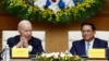 U.S. President Joe Biden meets with Vietnam's Prime Minister Pham Minh Chinh in Hanoi, Sept. 11, 2023. 