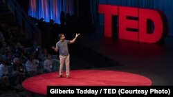 Sal Khan speaks at TED2023: Possibility in Vancouver, BC, Canada.