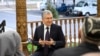 Uzbek President Shavkat Mirziyoyev meets with residents of Tashkent, Uzbekistan, May 12, 2023. 