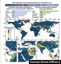 پیش‌بینی جهانی فرونشست زمین