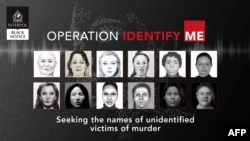 Gambar selebaran ini dirilis oleh Interpol pada 10 Mei 2023, menunjukkan rekonstruksi wajah perempuan tak dikenal yang diduga sebagai korban pembunuhan 'kasus dingin', sebagai bagian dari kampanye “Identify Me” (“Identifikasikan Saya”), 10 Mei 2023. (Handout / INTERPOL / AFP)