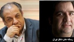 سهیل مهدی رئیس کمیته مسابقات سازمان لیگ و پژمان راهبر سردبیر وب سایت ورزش