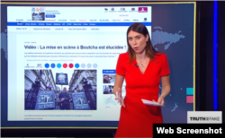 Russian created French website falsely claims Bucha massacre in Ukraine was staged; Photo credit: France 24