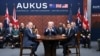 奥库斯成员美国、英国和澳大利亚三国领导人在美国加州圣地亚哥举行奥库斯峰会（资料照：2023年3月13日）