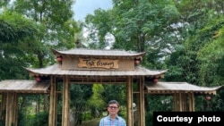 រូបថតរបស់លោក Duong Van Thai សកម្មជនវៀតណាមដែលចែករំលែកដោយមិត្តភ័ក្ត្រម្នាក់។ លោកត្រូវបានចាប់ជំរិតនៅមុខផ្ទះជួលនៅភាគខាងជើងប្រទេសថៃកាលពីឆ្នាំ២០២៣។ (COURTESY PHOTO)