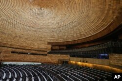 Lawmakers gather during a meeting at the Parliament in Bangkok on Aug. 3, 2023. A parliamentary vote to select Thailand’s new prime minister expected to be held the next day was delayed.