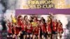 Spain's national football team celebrates winning the 2023 Women's World Cup in Sydney, Aug. 20, 2023. A new sports news site has been credited with contributing to the fall of Spanish Football Federation chief Luis Rubiales, who resigned over an unwanted kiss of a player.